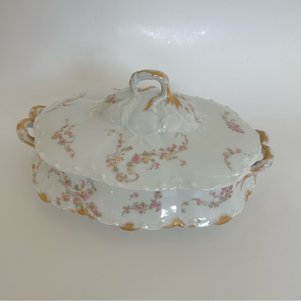 🔻🔻🔻sale Haviland Limoges Bone China Oval Covered Tureen – Norma Pattern